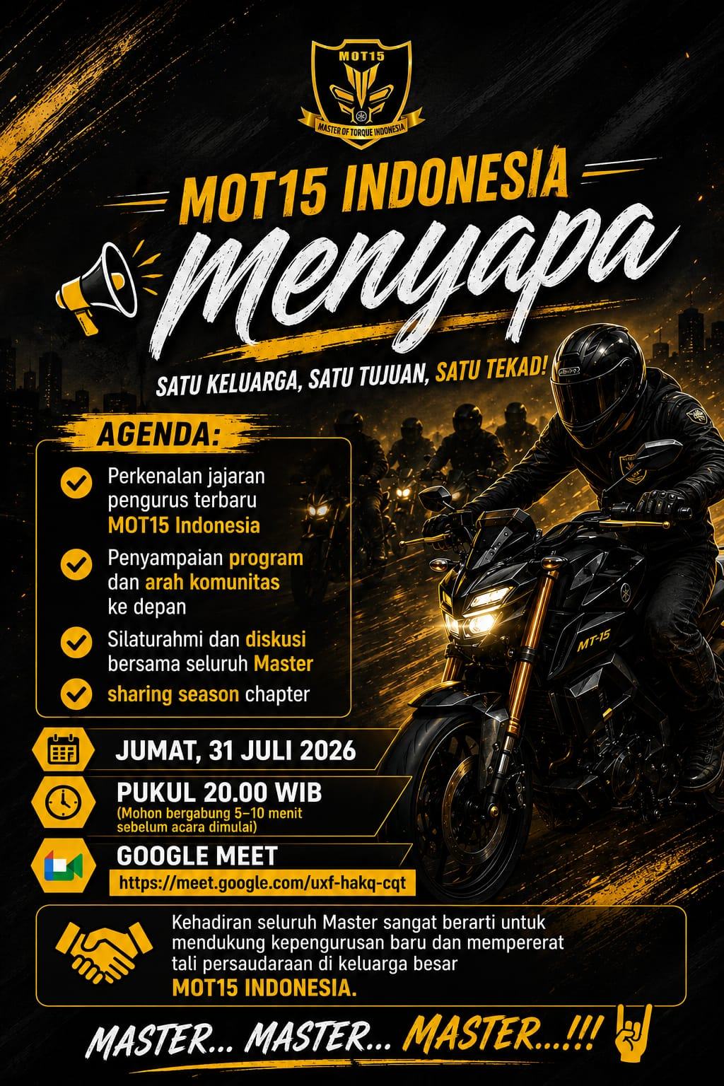 Event mendatang MOT15